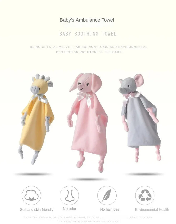 New Baby Toys 0-1 Year Old 2-year-old Hand Puppet Newborn Comfort Cloth Baby Comfort Doll Plush Toy Children's Hand Puppet Plush