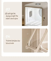 Smart Pet Drying Box, Automatic Temperature Control Dryer, Water Sterilization, Anti Cold, Beauty Equipment, Cats and Dogs