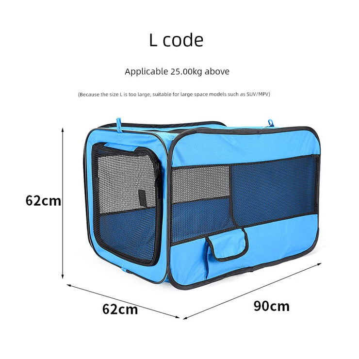 Pet Car Handy Gadget Dog Car Safety Seat Car Kennel Cage Cat Car Rear Seat Car Pet Mat