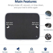 EVA Double Layer Cat Litter Pad Waterproof Non-slip Sand Basin Filter Kitten Dog Washable Easy Cleaning Pet Accessories