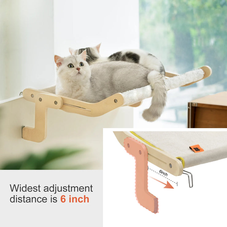 Cat House Window Perch Winter Mat Easy Washable Fabric Hammock Hanging Bed for Pet Seat Nest Bearing Cushion Shelf Sleep Seat