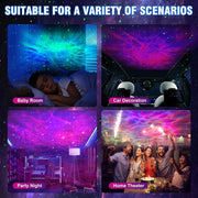 Night Light Galaxy Projector Starry Sky Projector 360° Rotate Planetarium Lamp For Kids Bedroom Valentines Day Gift Wedding Deco