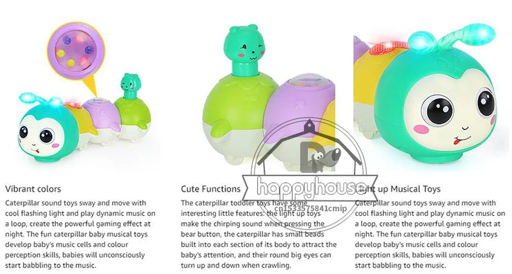 Crawling Baby Toys 6 to 12 Months Toddler Light up Musical Toys Baby Toys 7 8 9 12 Months Early Educational Toys for Infant Toys