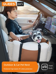 Qiao's Car Nest Doghouse Cathouse Car Pet Mat Car Diaper Bag Dog Safety Seat Car Handy Gadget