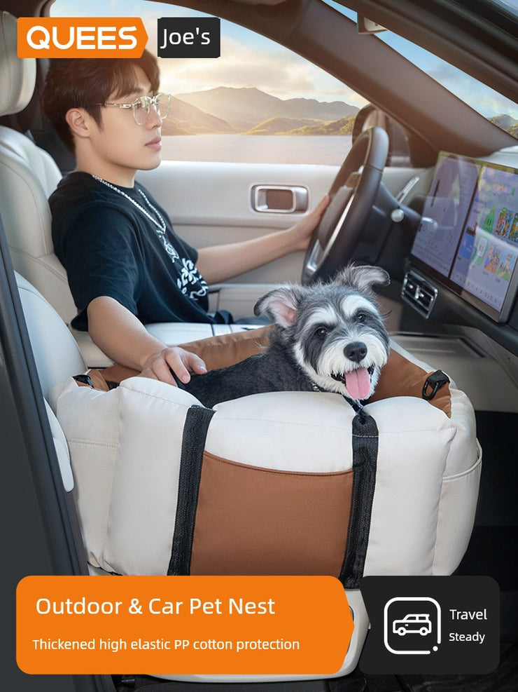 Qiao's Car Nest Doghouse Cathouse Car Pet Mat Car Diaper Bag Dog Safety Seat Car Handy Gadget