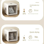 Smart Pet Drying Box, Automatic Temperature Control Dryer, Water Sterilization, Anti Cold, Beauty Equipment, Cats and Dogs