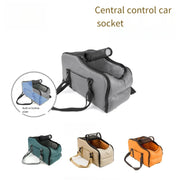 Removable and Washable Car Comfortable Pet Seat for Small Dogs and Cats - Portable Center Console Safe Travel Bed