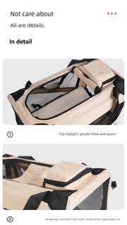 Pet Pad Portable Rear Seat Large Dog Dog Cage