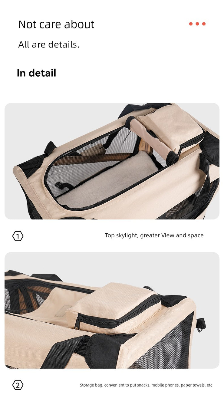 Pet Pad Portable Rear Seat Large Dog Dog Cage