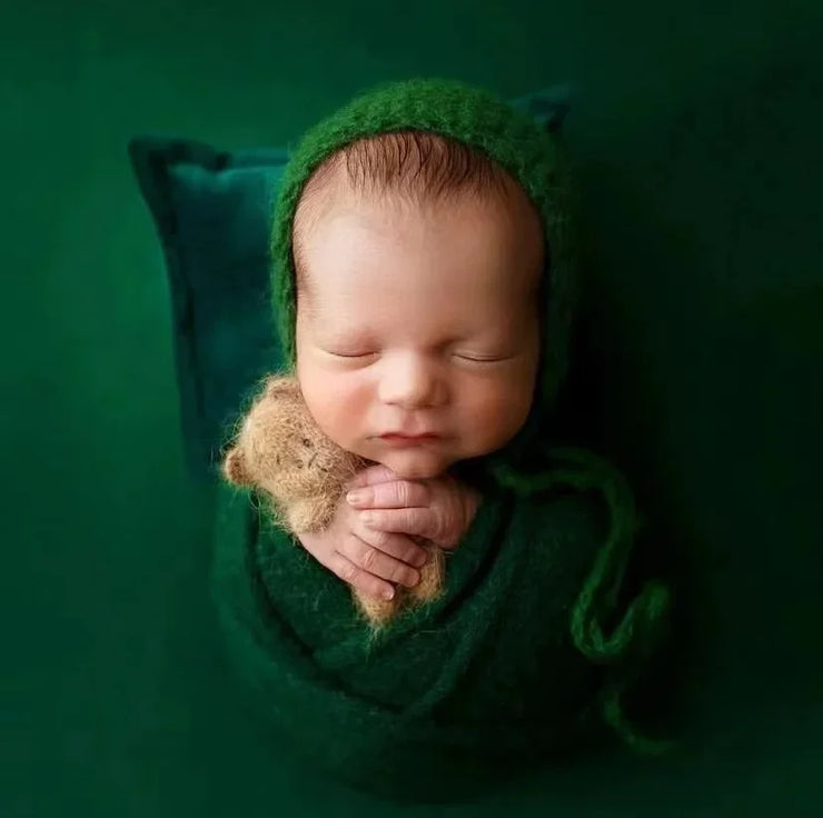 Baby Pillow Newborn  Photography Props Posing Velvet Poses Cushion  Mat  Photography Shooting  Accessories