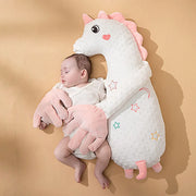 Baby Sleeping Patting Doll Pillow Soothing Electric Palm Baby Pillows Newborn Protector Sleep Nursing Pillow Animals Calming Toy